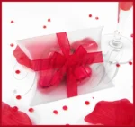10 Frosted Favour Boxes Luxury Pillow Wedding Party Gifts Boxes
