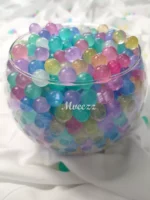 1000 GLITTERED MIX WATER BEADS EXPANDING GEL BALLS VASE FILLER