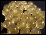 1000 GLITTERED GOLD WATER BEADS EXPANDING GEL BALLS VASE FILLER - Image 2