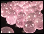 1000 GLITTERED PINK WATER BEADS EXPANDING GEL BALLS VASE FILLER - Image 2