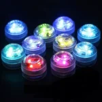 SUBMERSIBLE 3 RGB LED LIGHT WATER PROOF TEA LIGHT BRIGHT