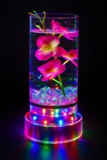 RGB LED VASE BASE 15 SUPER BRIGHT LIGHTS UPLIGHT VASE DISPLAY - Image 2