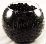 1000 BLACK WATER BEADS EXPANDING GEL BALLS VASE FILLER - Image 2