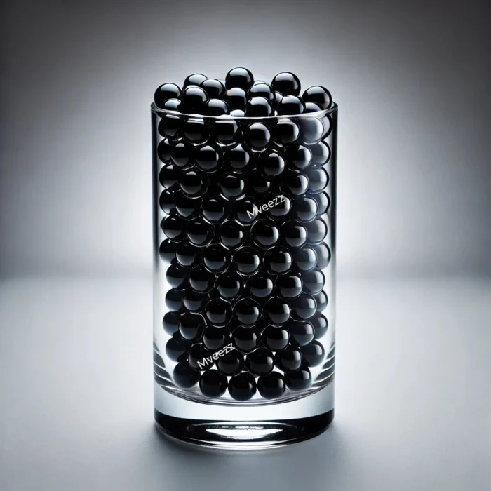 1000 BLACK WATER BEADS EXPANDING GEL BALLS VASE FILLER - Image 1