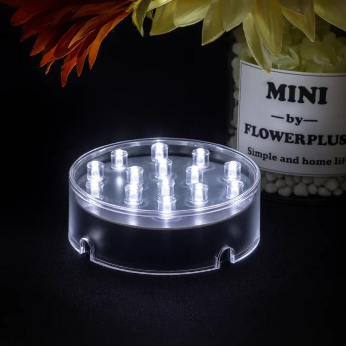 LED VASE BASE 15 SUPER BRIGHT LIGHTS UPLIGHT VASE DISPLAY - Image 4