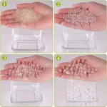 1000 CLEAR WATER BEADS EXPANDING GEL BALLS VASE FILLER - Image 3
