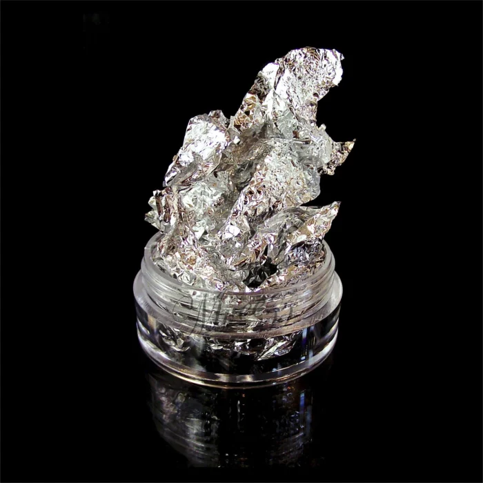 Nail Art Foil Leaf Silver Gold Copper Flakes Body Makeup - Image 3