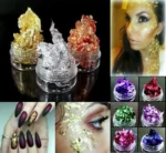 Nail Art Foil Leaf Silver Gold Copper Flakes Body Makeup