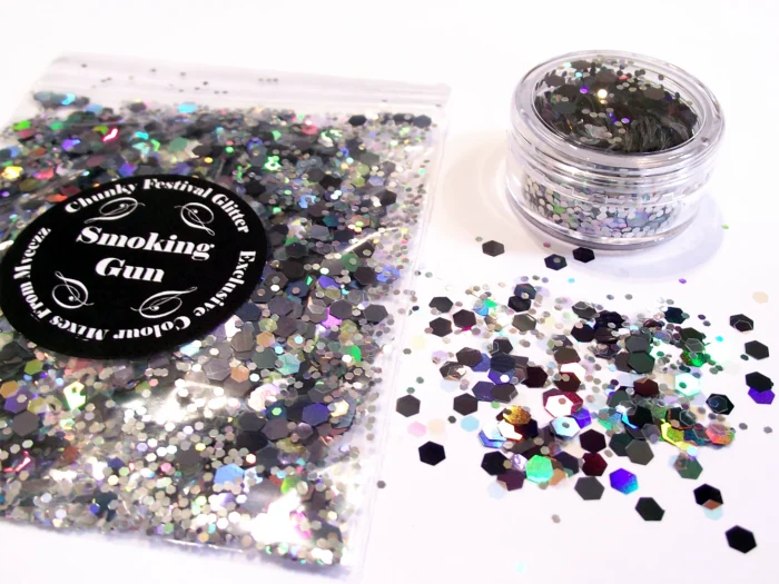 Smoking gun festival glitter face body makeup - Image 1