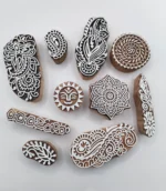 10 Indian Wooden Print Blocks